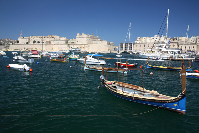 Malta, Senglea, 3 Cities, Blick auf die Marina und Vittoriosa - mittelmeer-reise-und-meer.de