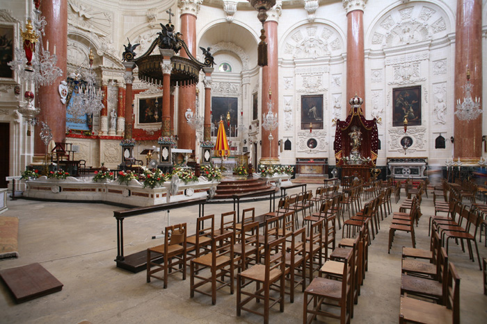 Malta, Valletta, Carmelite Church, Altar - mittelmeer-reise-und-meer.de