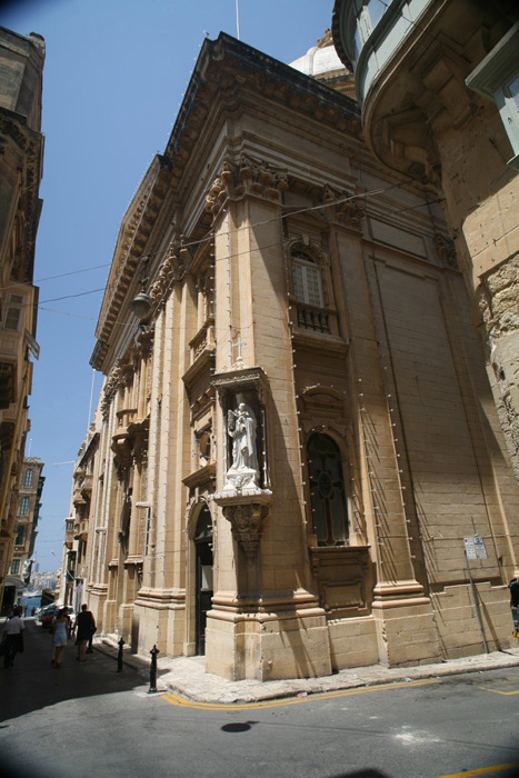 Malta, Valletta, Carmelite Church, Old Theatre Street - mittelmeer-reise-und-meer.de