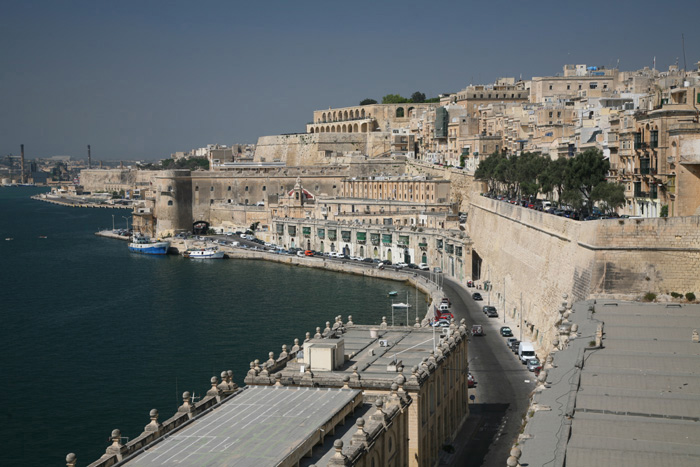 Malta, Valletta, Lower Barrakka Gardens, Blick Valletta, 3 Cities - mittelmeer-reise-und-meer.de