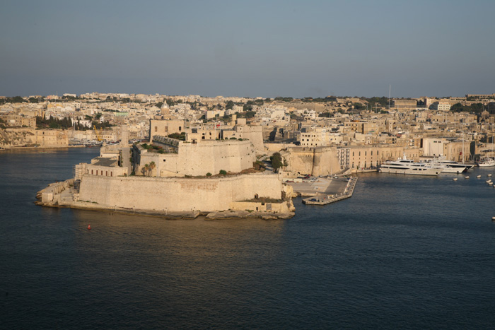 Malta, Valletta, Upper Barrakka Gardens, Blick Vittoriosa - mittelmeer-reise-und-meer.de