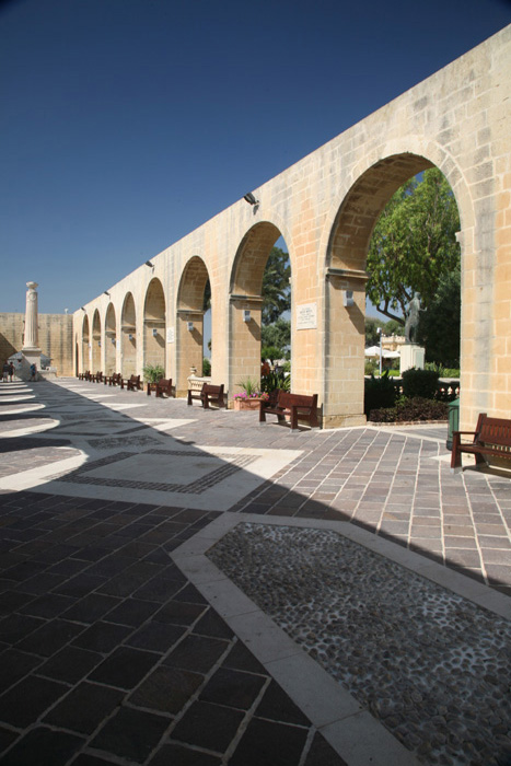 Malta, Valletta, Upper Barrakka Gardens, Torbögen - mittelmeer-reise-und-meer.de
