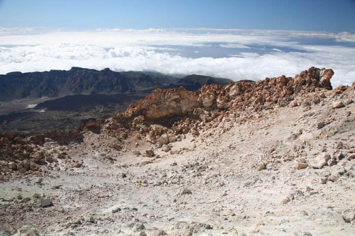 Teneriffa, Pico del Teide, Krater am Gipfel, Wetter - mittelmeer-reise-und-meer.de